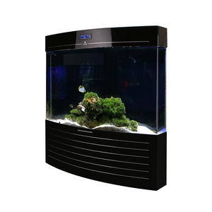 Cleair Aquatics Double Arc Shape Acrylic Fish Tank Aquarium Top Filter with LED Lighting