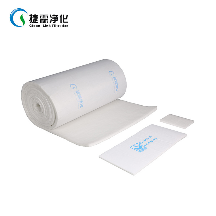 AF-600G Synthetic filter media F5/EU5 air filter cotton paint booth ceiling filter