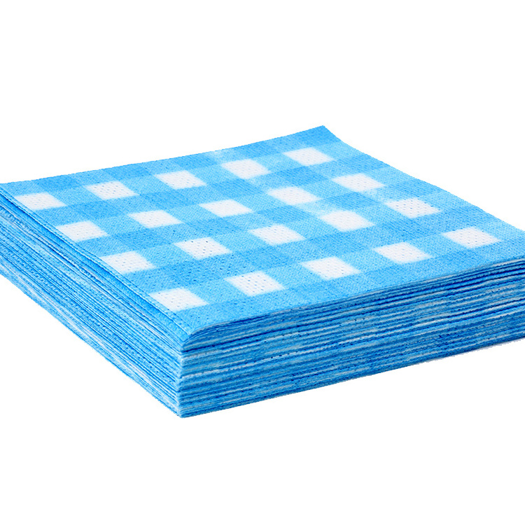 Household Non Woven Disposable Kitchen Towel Wiping Dish Lazy Rag Cleaning Cloths