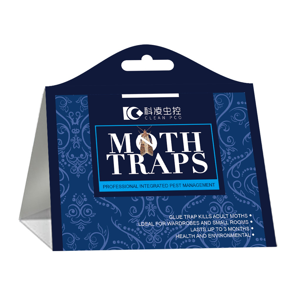 Cleanpco Hot Selling Moth-Trap, Moth Fly Sticky Board Trap, Stock Pantry Moth Trap