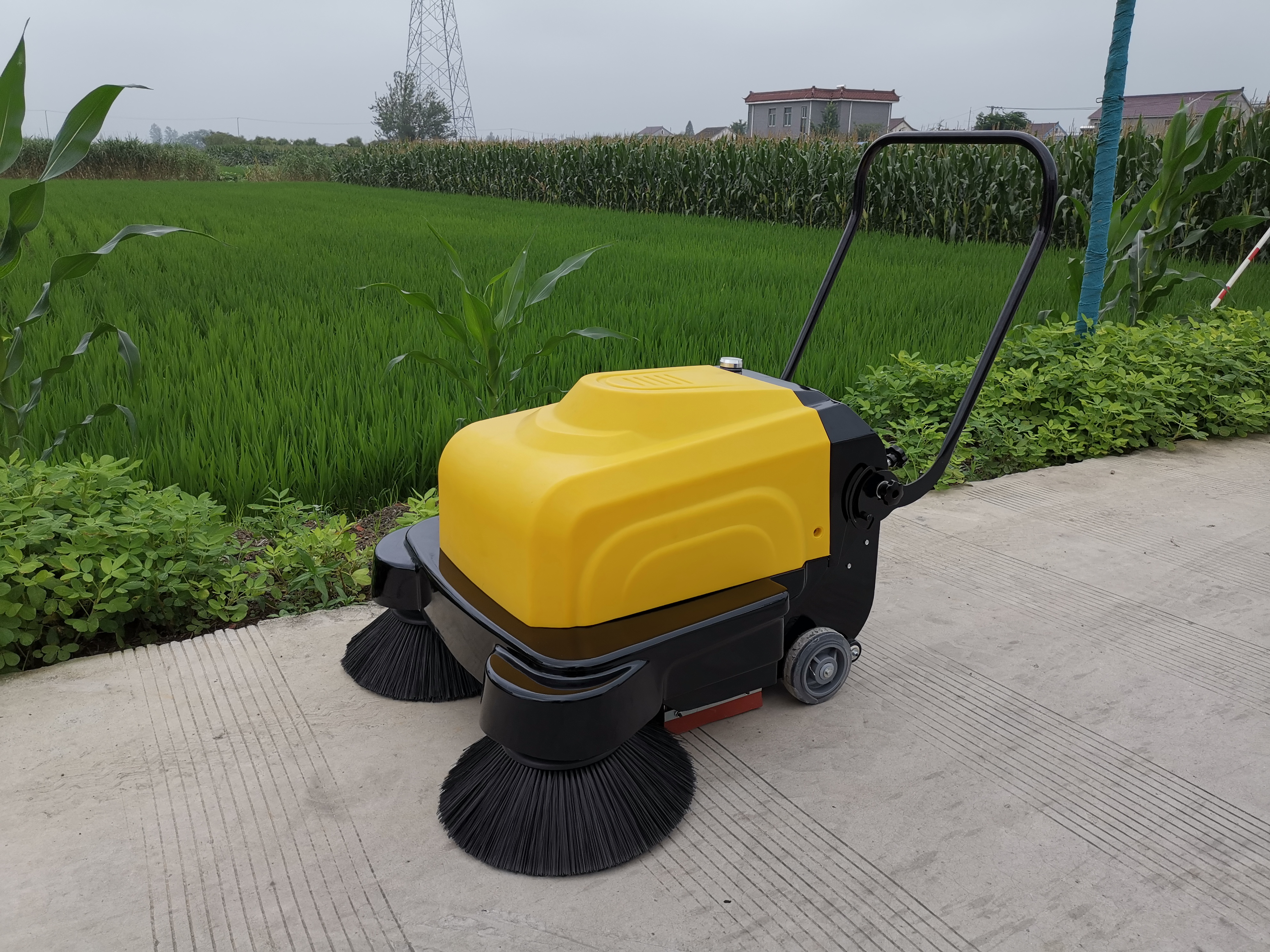 Battery Operated Manual Street Sweeper Road Cleaning Machine Sweeper