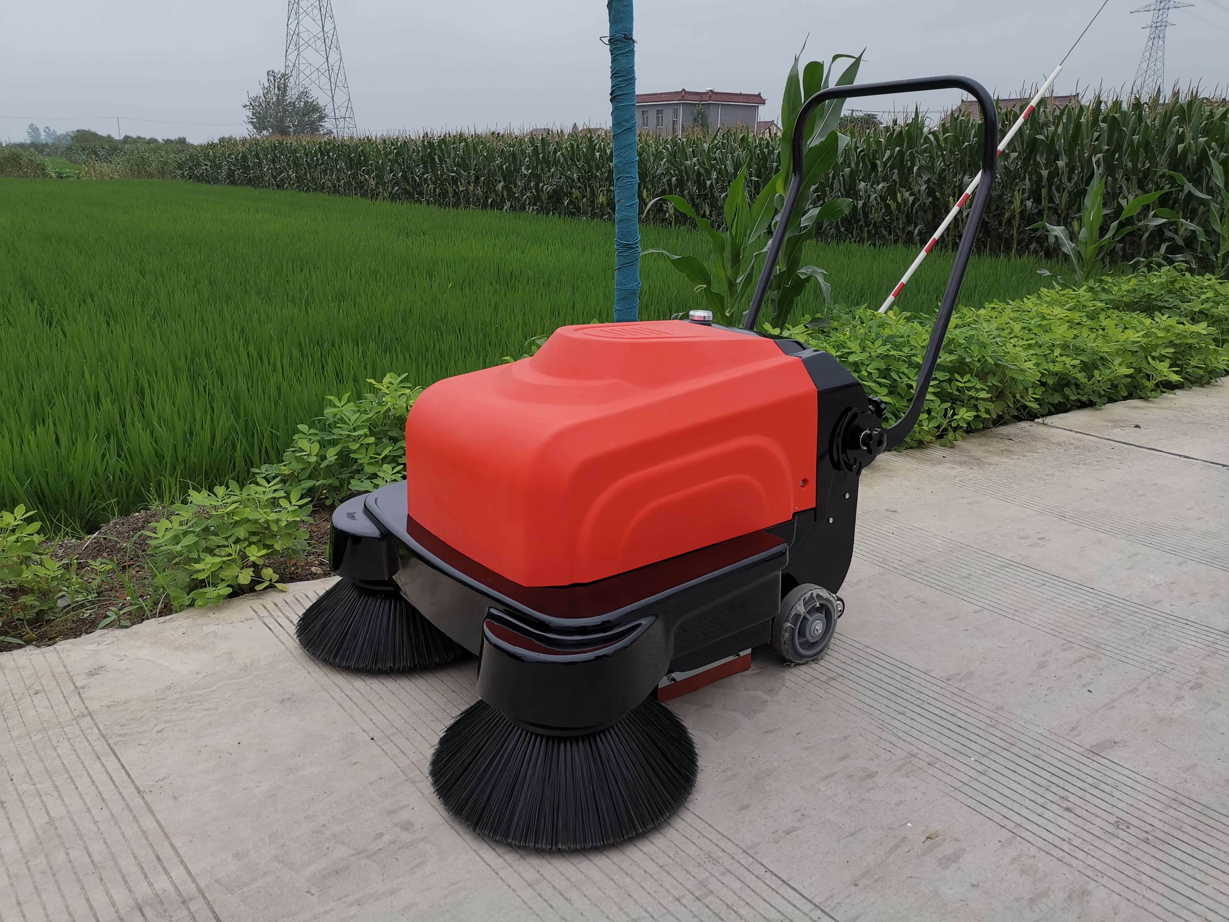 China Factory New Arrivals Manual Cordless Mini Street Sweeper For Sale