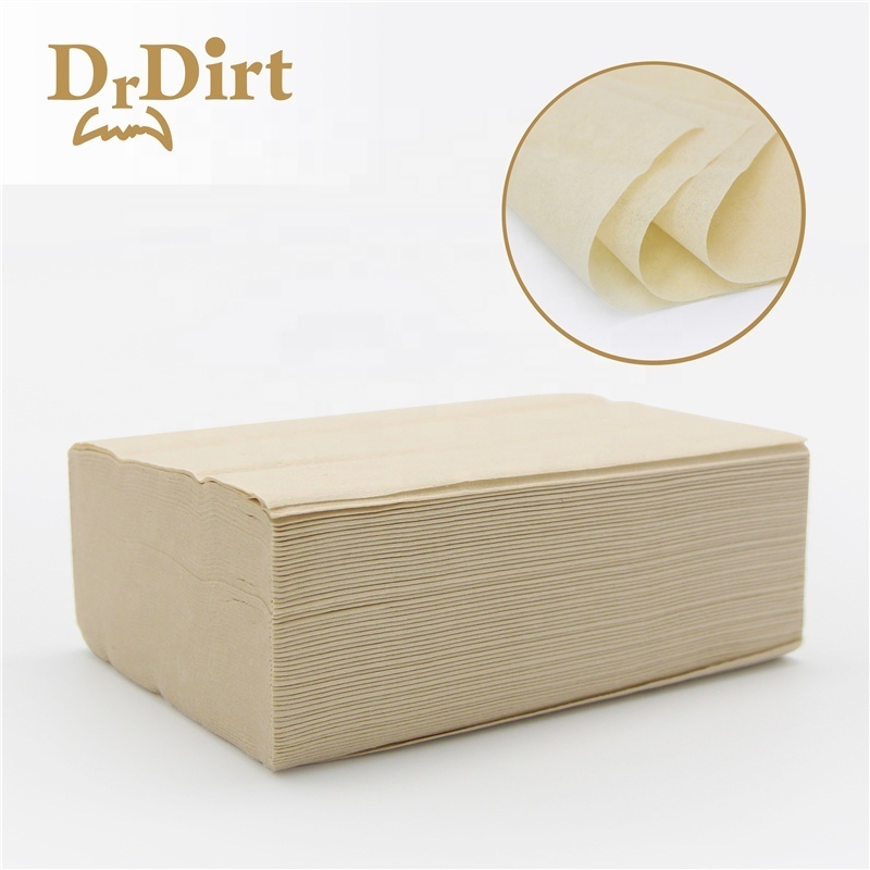 Wall mounted plastic facial tissue holder dispenser box with ultra strong soft unscented kitchen bathroom bamboo tissue