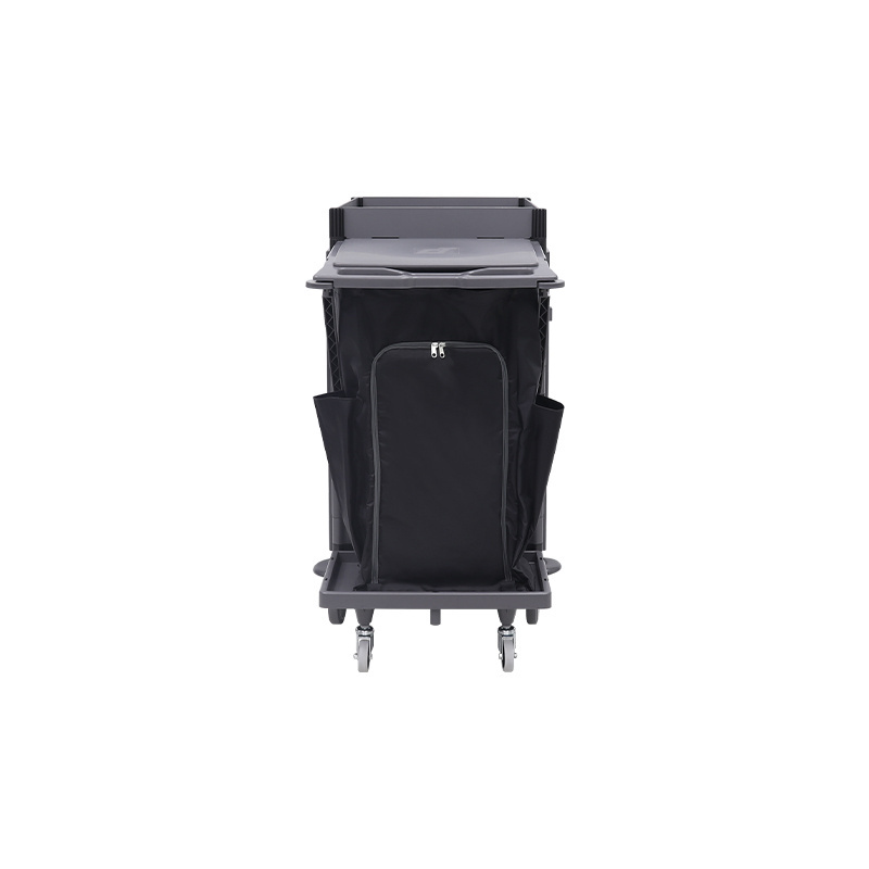 IPC member factory janitorial supplies hotel housekeeping service trolley cleaning cart with lockable cabinet