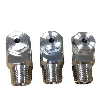 Angle type hollow cone spray nozzle