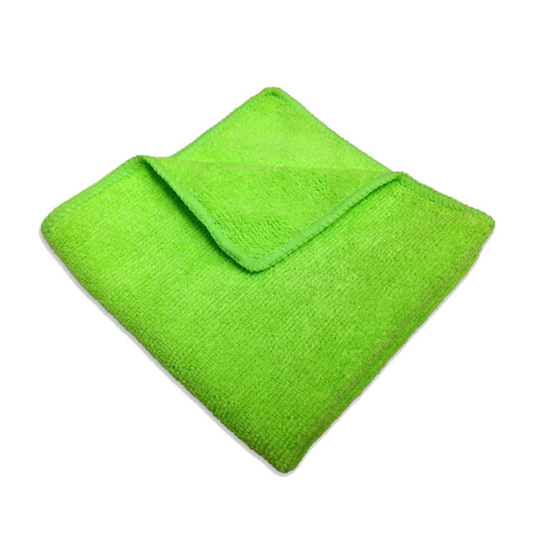 Super microfibre cleaning towel custom logo micro fiber cloth in bulk