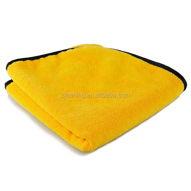 Wholesale car drying microfiber cleaning towels thick terry cloth for detailing