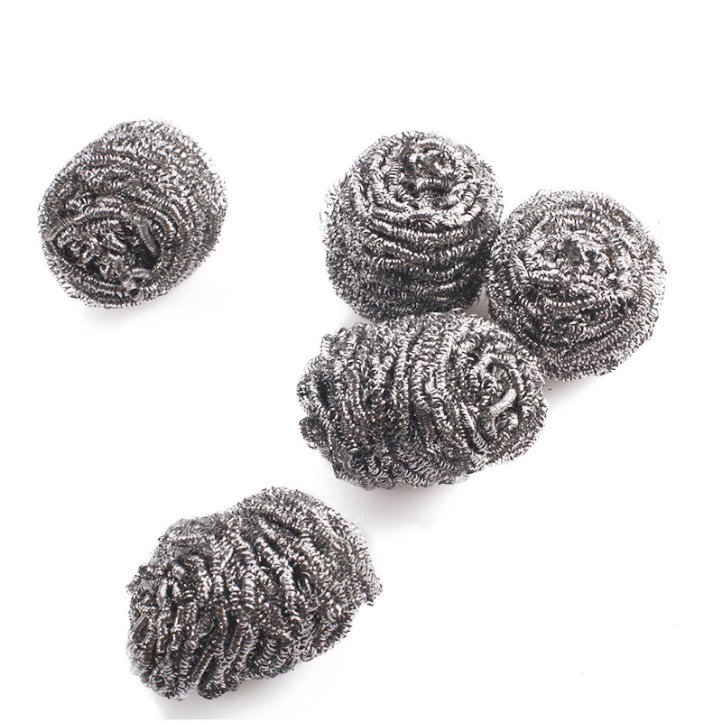 Stainless steel cleaning ball scrubber metal scourer