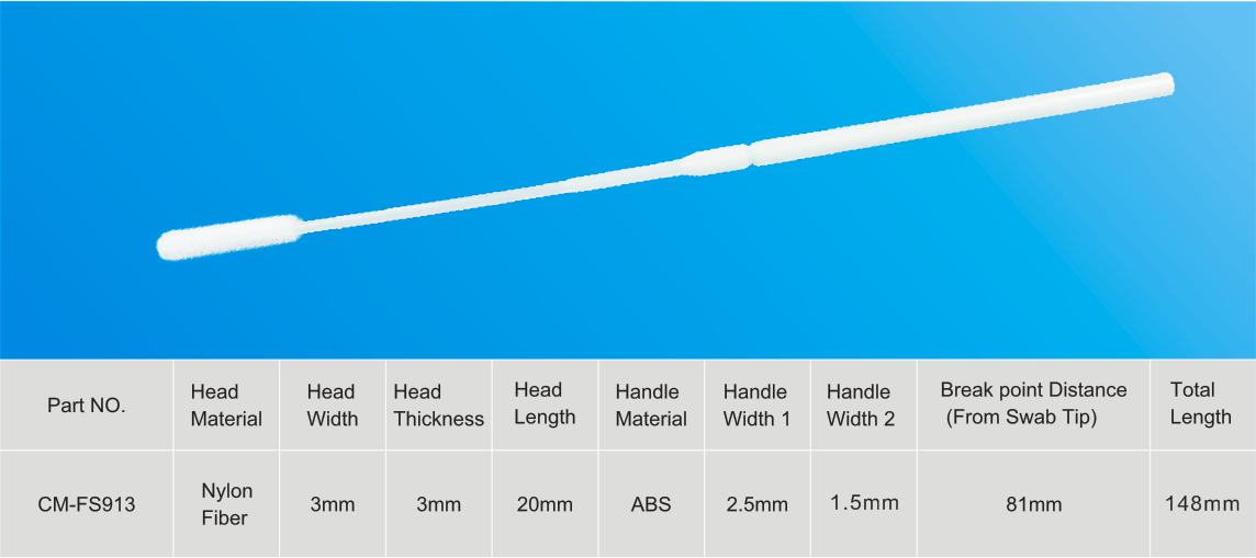 Medical Sterile Amies Transport Medium Break Nasopharyngeal Sampling Nasal Test Rna Swab