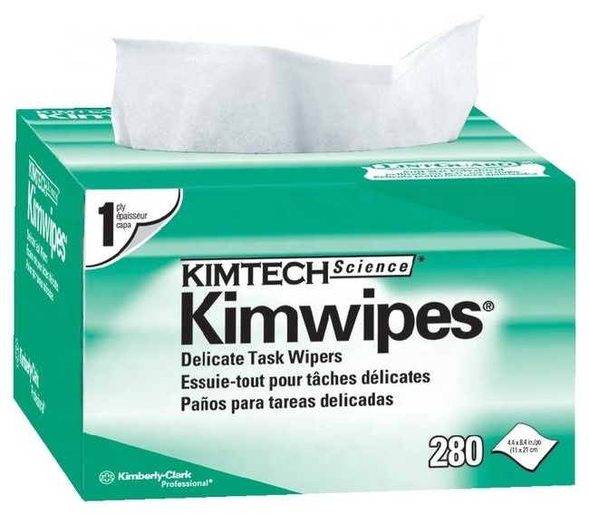 Kimwipes, Fiber Optics cleaning wipes,  camera lens cleannin wipes , eyeglasses cleaning wipes