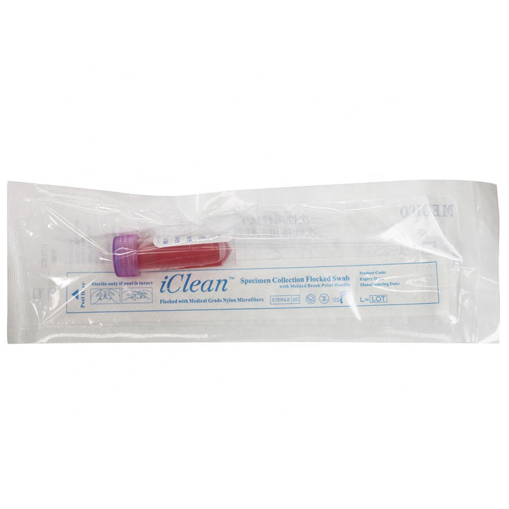 Nasal Nasopharyngeal Nylon Flocked Swab Rapid Antigen Test Kit For Nose, Preservation Solution Pcr Kit With Vtm Swab Stick