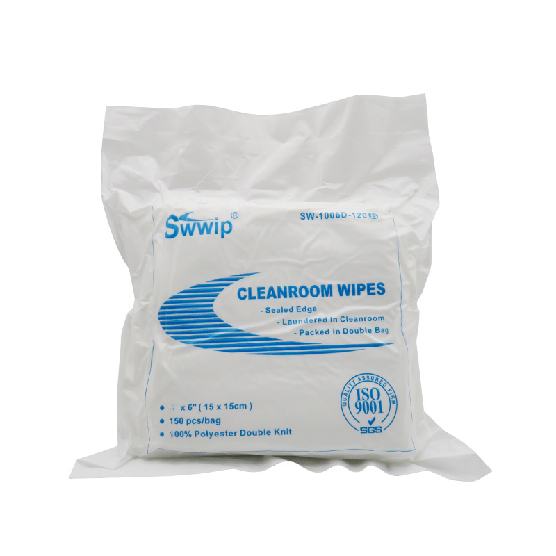 Lint Free Industrial Wipes Cloth Clean Room Wiper For Pharmaceutical Optical Lens Screen