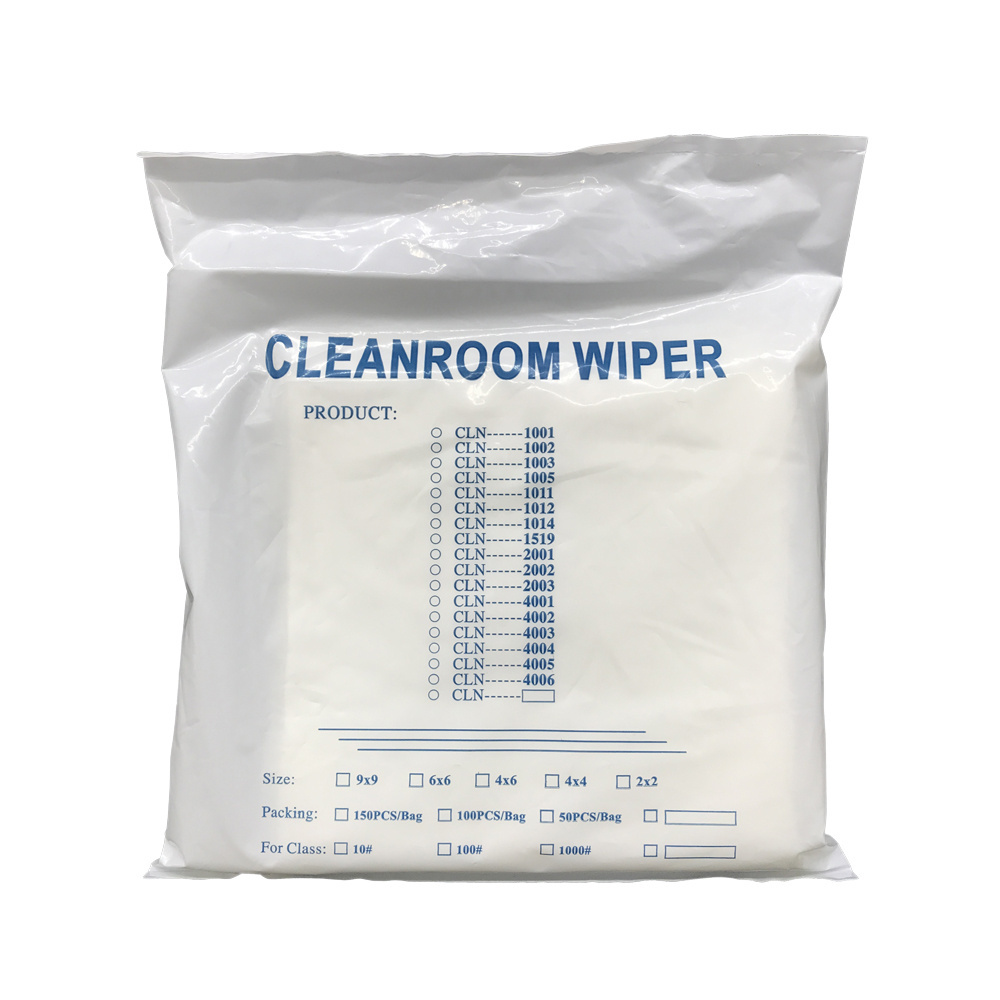 1009 Clean Room Wiper Laser Cut Lint Free Clean Room Wipers 140gsm 100% Polyester