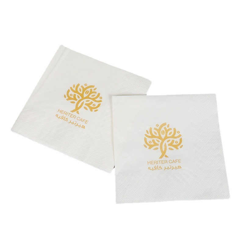 Manufacturers Disposable Cocktail Napkins Paper 3 Ply White Airlaid Napkin Custom Napkins