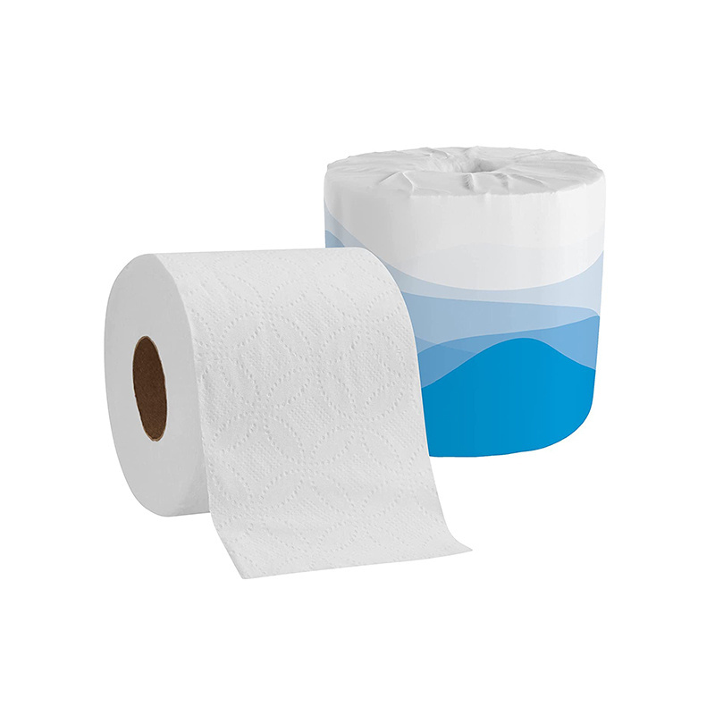 Wholesale Bulk Water Soluble Hygienic 3 Ply Bathroom Tissue Bleached Bamboo Toilet Paper Roll