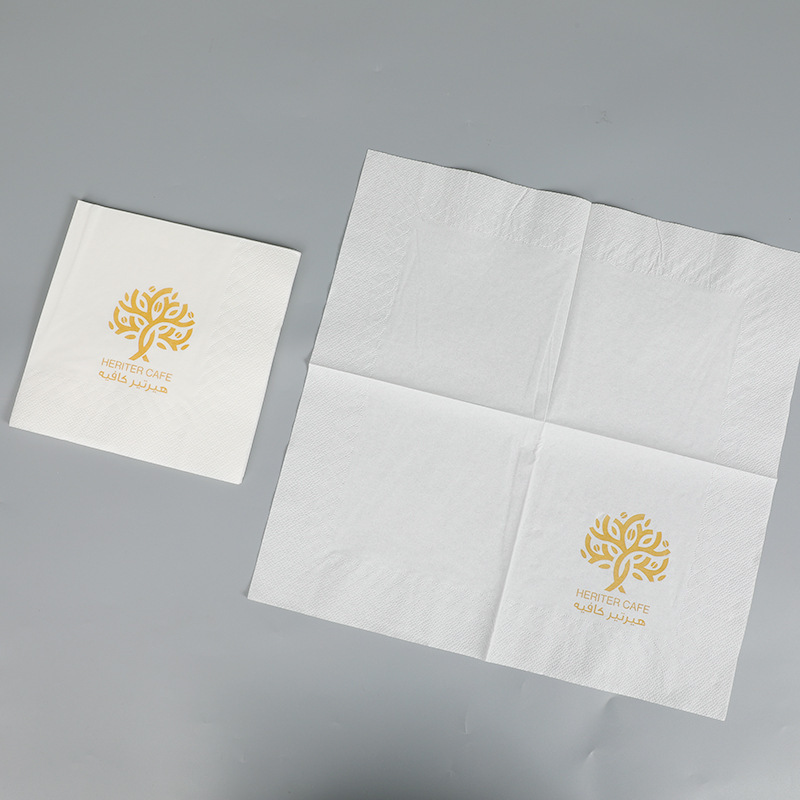 Manufacturers Disposable Cocktail Napkins Paper 3 Ply White Airlaid Napkin Custom Napkins