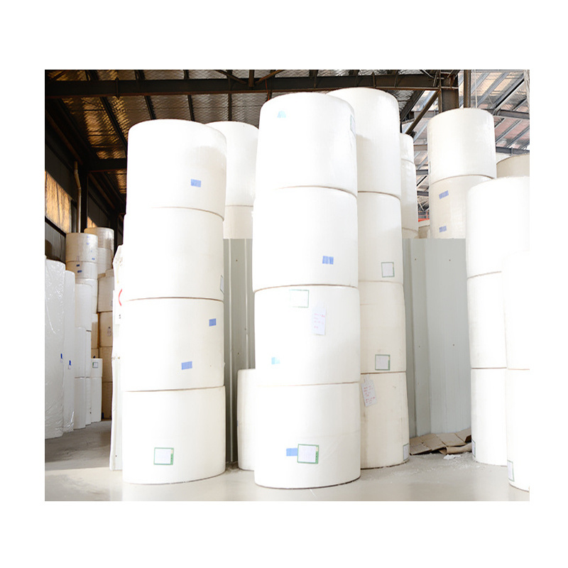 Factory wholesale jumbo mother roll bathroom facial tissue parent roll raw material mother roll toilet paper