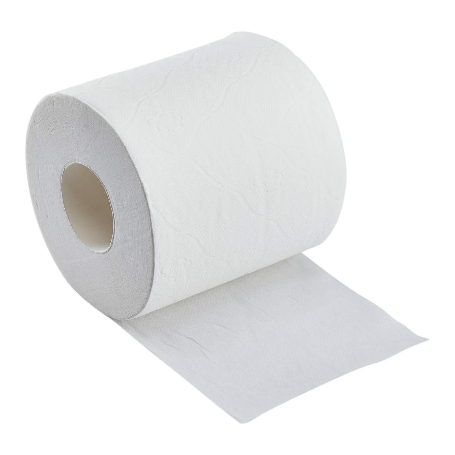 OEM Commercial Size White Toilet Paper In Bulk 4 Layers Ultra Soft 3 Ply Toilet Paper Roll