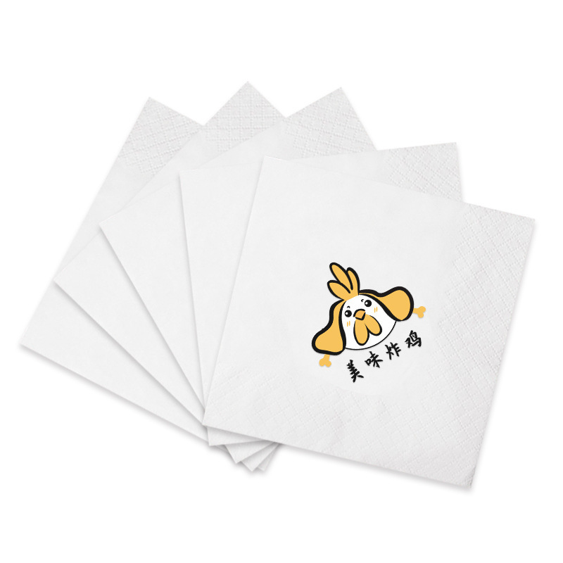 Manufacturers Disposable Cocktail Napkins Paper 3 Ply White Airlaid Napkin Custom Napkins