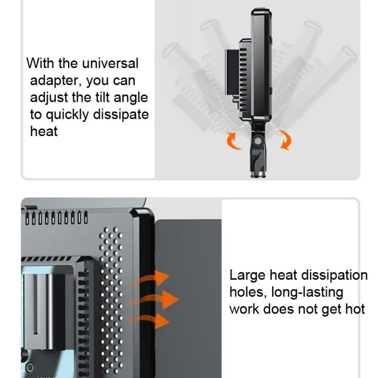 50W professional pro led u600 led video u800+ photography lights led panel video light studio led soft panel light