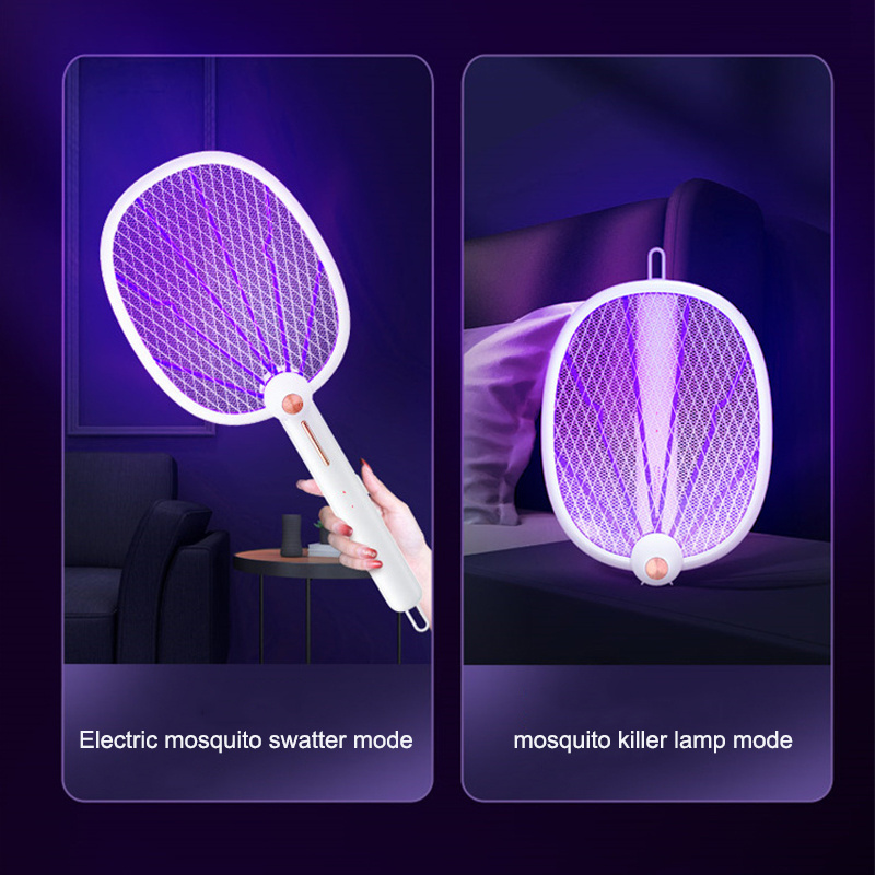 Popular plastic rechargeable mosquito killing bat electric fly swatter mosquito swatter killing racket flies