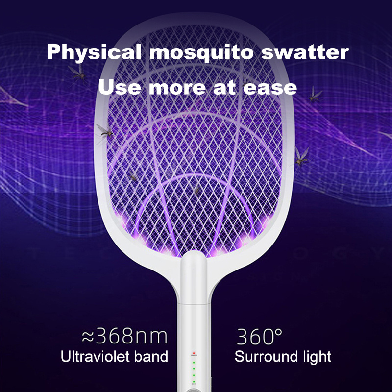 Battery-powered electric Fly Zapper Handheld electronic insect repellent fly swatter