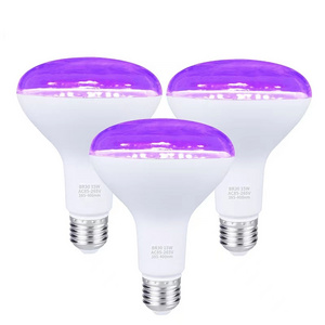 Wholesale UV LED BR30 black light bulb for club party Halloween Christmas decorative lighting 15w E26 385-400nm