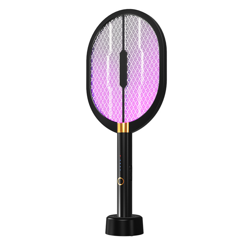 Electric rechargeable bat racket electronic mosquito zapper swatter 1200mAh battery