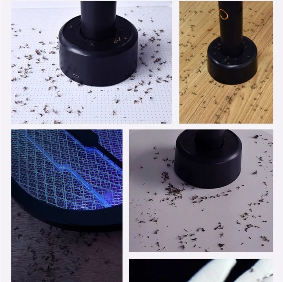 Good powerful rechargeable electric mosquito killer bug zapper fly swatter best mosquitoes racket for indoor