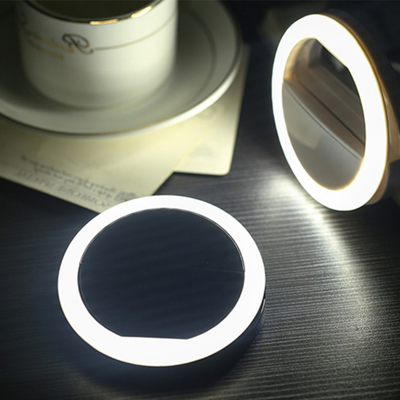 High Quality For Mobile Phone Selfie Led Ring Fill Light Portable Ring Rechargeable Selfie Light