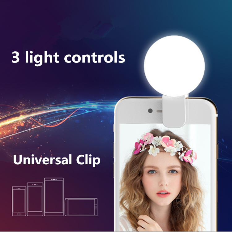 Classic LED ring mini fill light selfie flash ring light for phone live streaming video USB mobile phone accessories