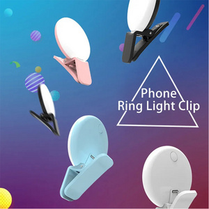 Flash selfie phone ring mobile phone lamp selfie lens cell phone led light usb android smartphone