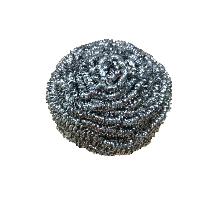 SS 304 Kitchen Cleaning Stainless Steel Wire Sponge Scourer Pot Scrubber