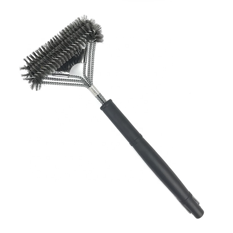 Wholesale stock Effortless, Bristle Free BBQ Grill Cleaning Brush and Stainless Steel bbq grill brush scraper