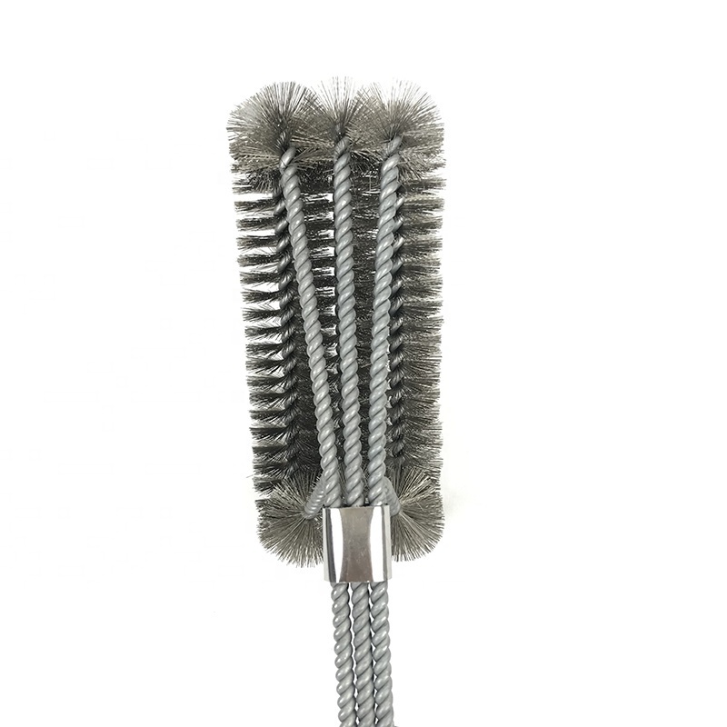 Wholesale stock Effortless, Bristle Free BBQ Grill Cleaning Brush and Stainless Steel bbq grill brush scraper