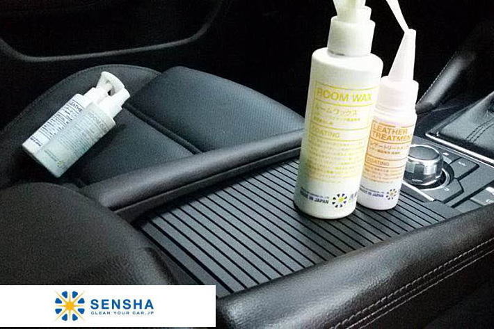 car interior shine ROOM WAX 4L spray wax for dashboard, steering wheel, interior door panels by SENSHA