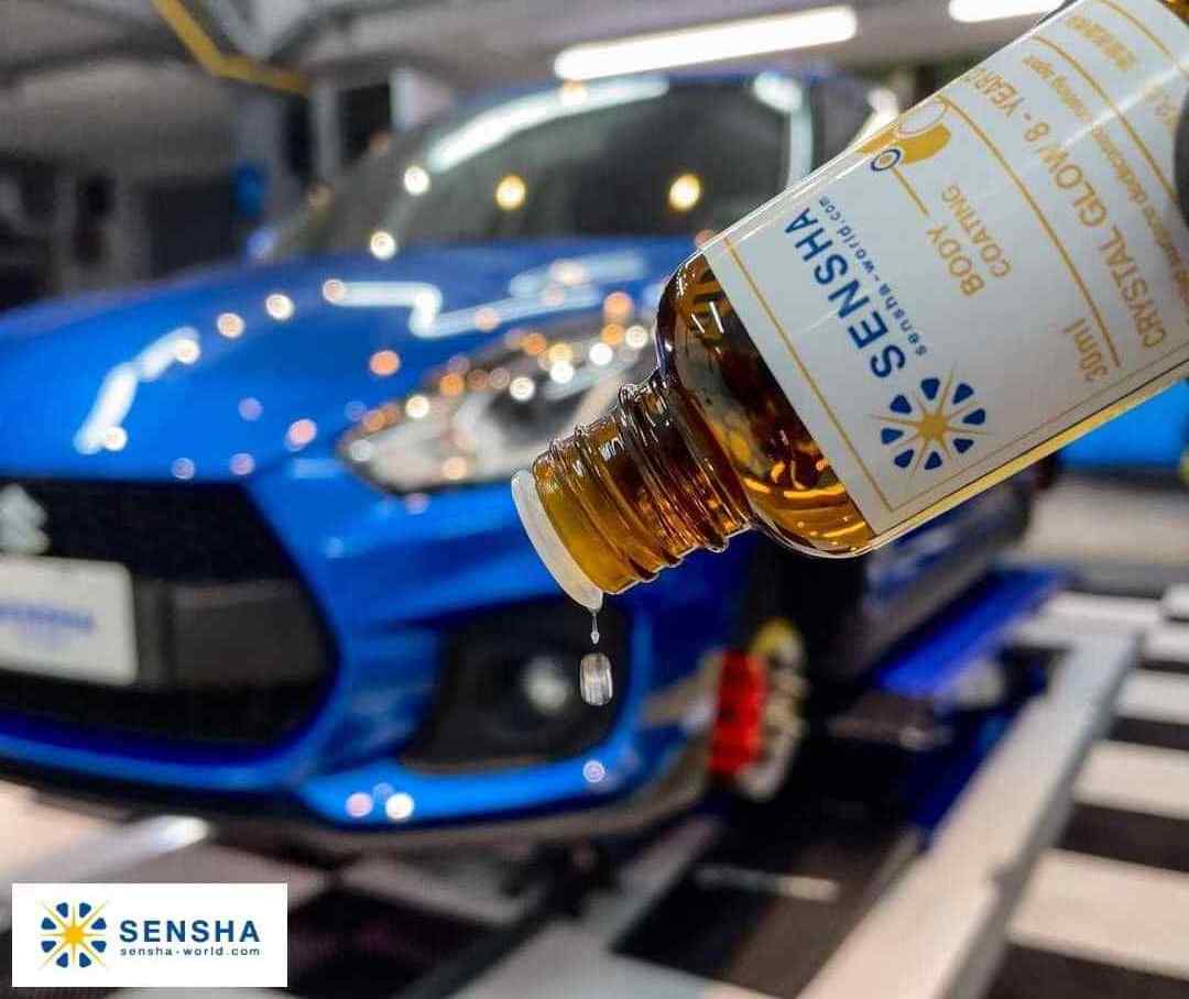 CRYSTAL GLOW 8 Year Glass Coating 500ml by SENSHA best 10H level quality coating