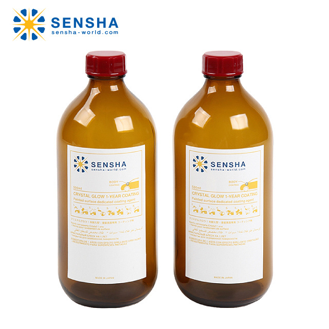 Japan original car coating CRYSTAL GLOW 1-YEAR COATING 1L with glass coating technology by SENSHA