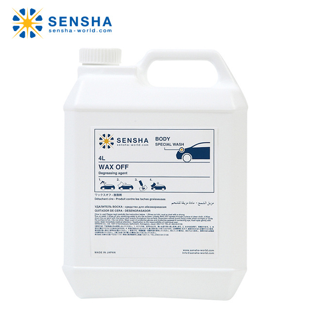 Degreasing chemical WAX OFF 4L for car by SENSHA