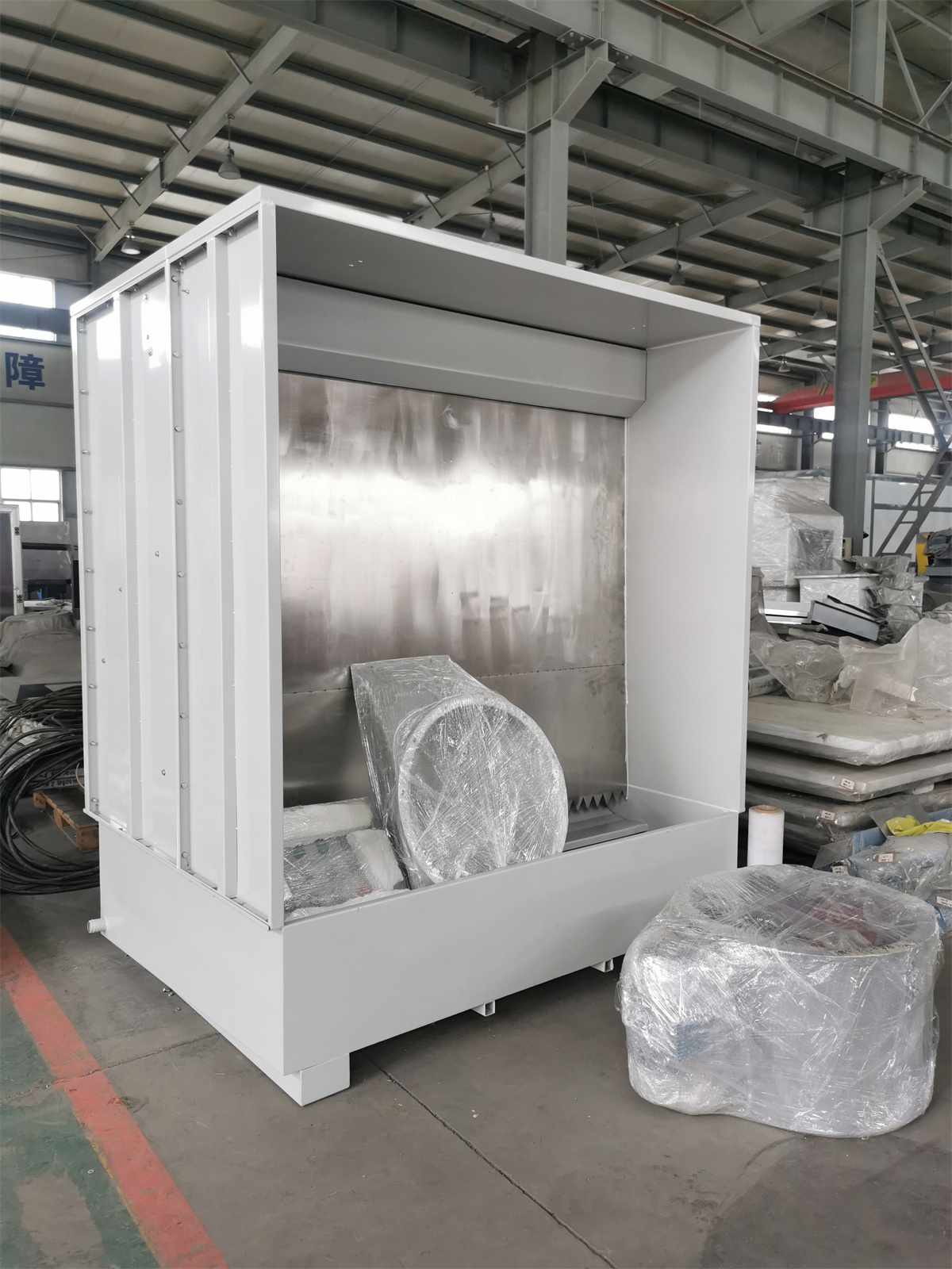 Water curtain spray booth/furniture paint booth/small paint booth with factory price