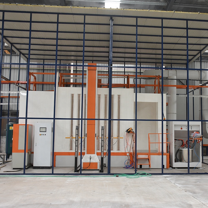 Electrostatic powder coating automatic production line / spray coating ...