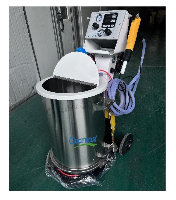 CE Epoxy Powder Coating Machine Electrostatic manual spray gun