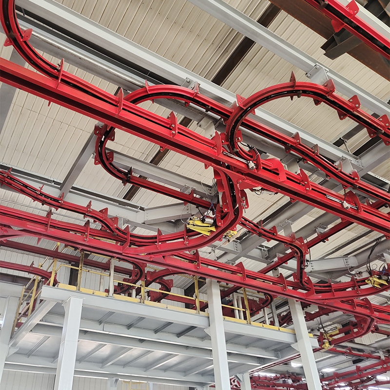 Overhead line equipment Overhead Conveyor For Powder Coating Line