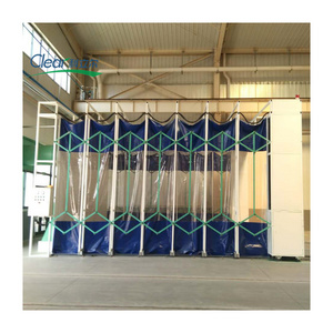 retractable Clear painting Spray booth paint oven