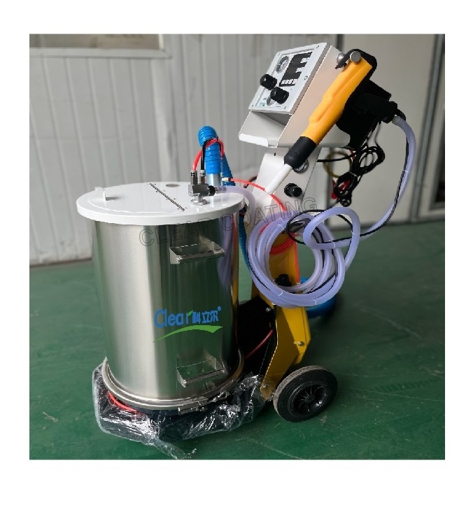 CE Epoxy Powder Coating Machine Electrostatic manual spray gun