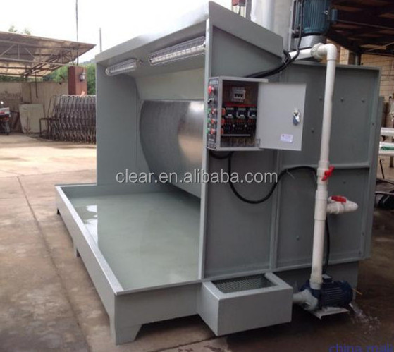 water curtain spray painting booth/industrial small paint booth