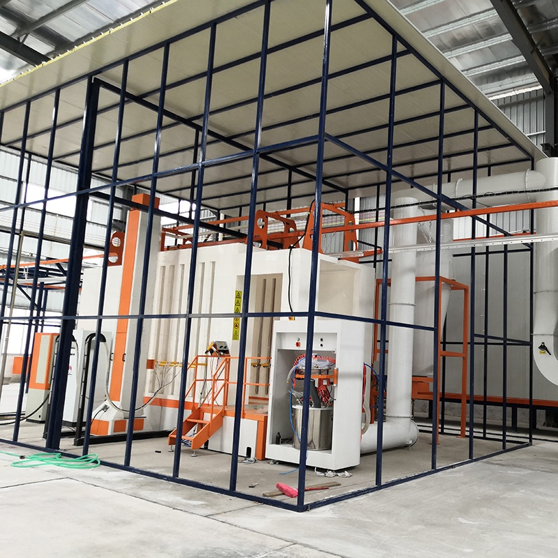 Electrostatic powder coating automatic production line / spray coating ...