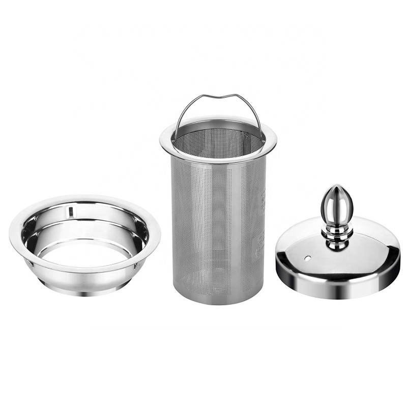 NEW DESIGN Stovetop Safe Lead-Free Glass Teapot Kettle with Removable Stainless Steel Infuser