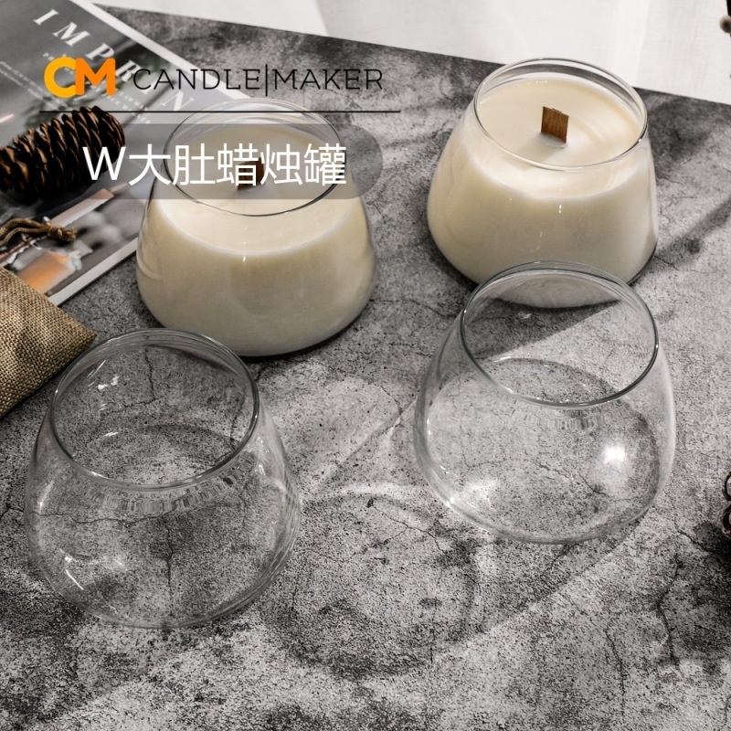 High Quantity Heat Resistant Glass Candle Jars For Home Direction And Gift