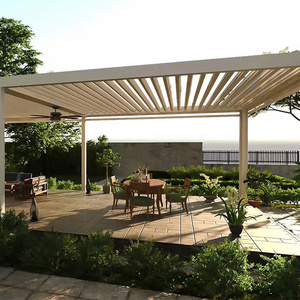 CLEARVIEW aluminum bioclimatic pergola pavilion extendable gazebo outdoor pergola 3x4 garden gazebo Aluminum pavilion for house